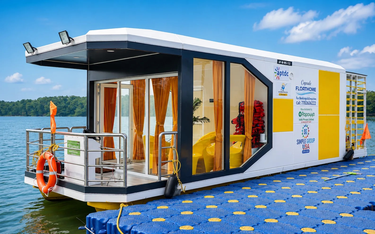 Capsule Float Home at Bhavani Island